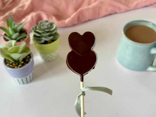 Dark (54%) Chocolate Hearts Lolly